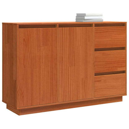 Credenza Marrone 111 x 34 x 75 cm Legno massello di pino