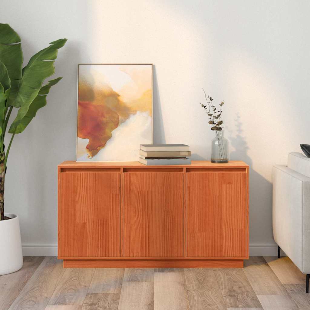 Credenza Marrone 111 x 34 x 60 cm Legno massello di pino