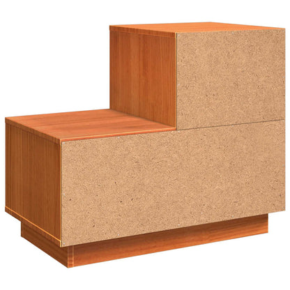 Armadio da Notte con cassetto Marrone cerato 60 x 34 x 51 cm