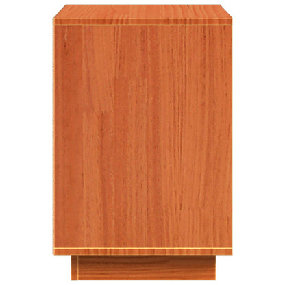 Armadio da Notte 2 pcs Marrone cerato 60 x 34 x 51 cm