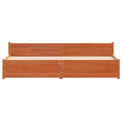 Struttura del letto Marrone cerato 205.5 x 95.5 x 51 cm