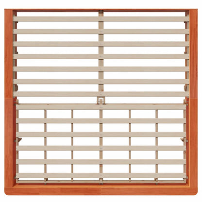 Struttura del letto Cera marrone 210 x 118 x 30 cm - homemem39