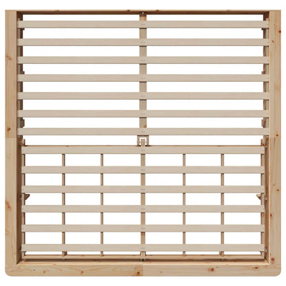 Struttura del letto Pino massello 210 x 118 x 30 cm - homemem39