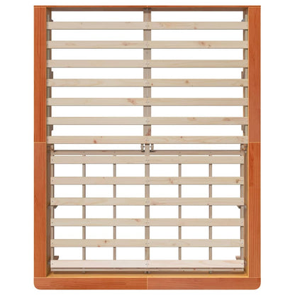 Struttura del letto Marrone cerato 160 x 200 cm Pino massello