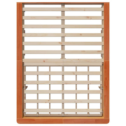 Struttura del letto Cera marrone 210 x 118 x 30 cm - homemem39