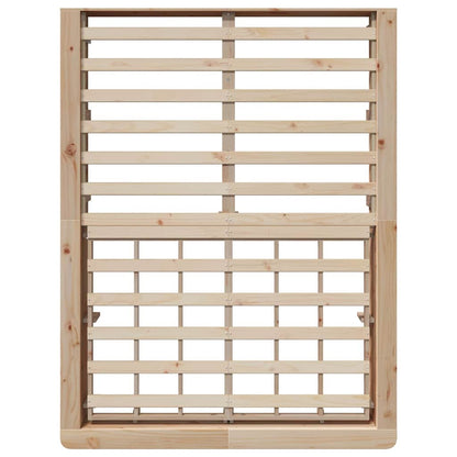 Struttura del letto Pino massello 210 x 118 x 30 cm - homemem39