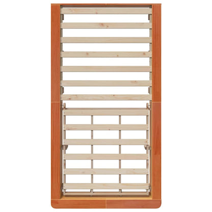 Struttura del letto Cera marrone 210 x 118 x 30 cm - homemem39