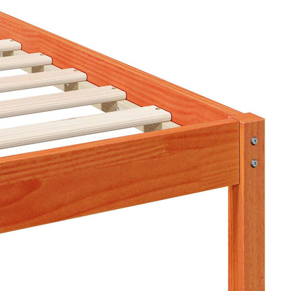 Struttura del letto Cera marrone Legno di pino massello - homemem39