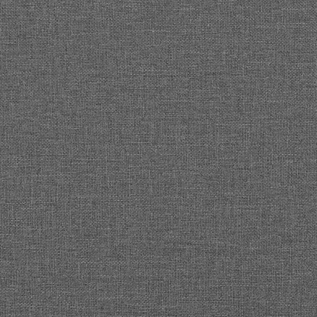 Set di divani 2 pcs Grigio scuro Tessuto