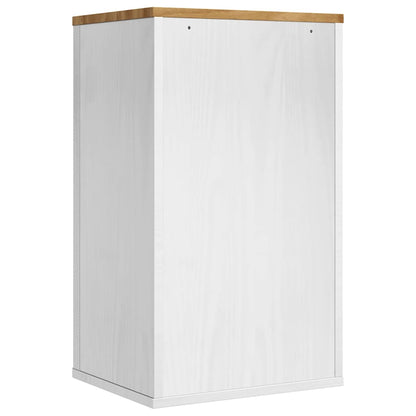 Armadio da bagno a muro con porta FLORO Bianco 35 x 30 x 60 cm | homemem39