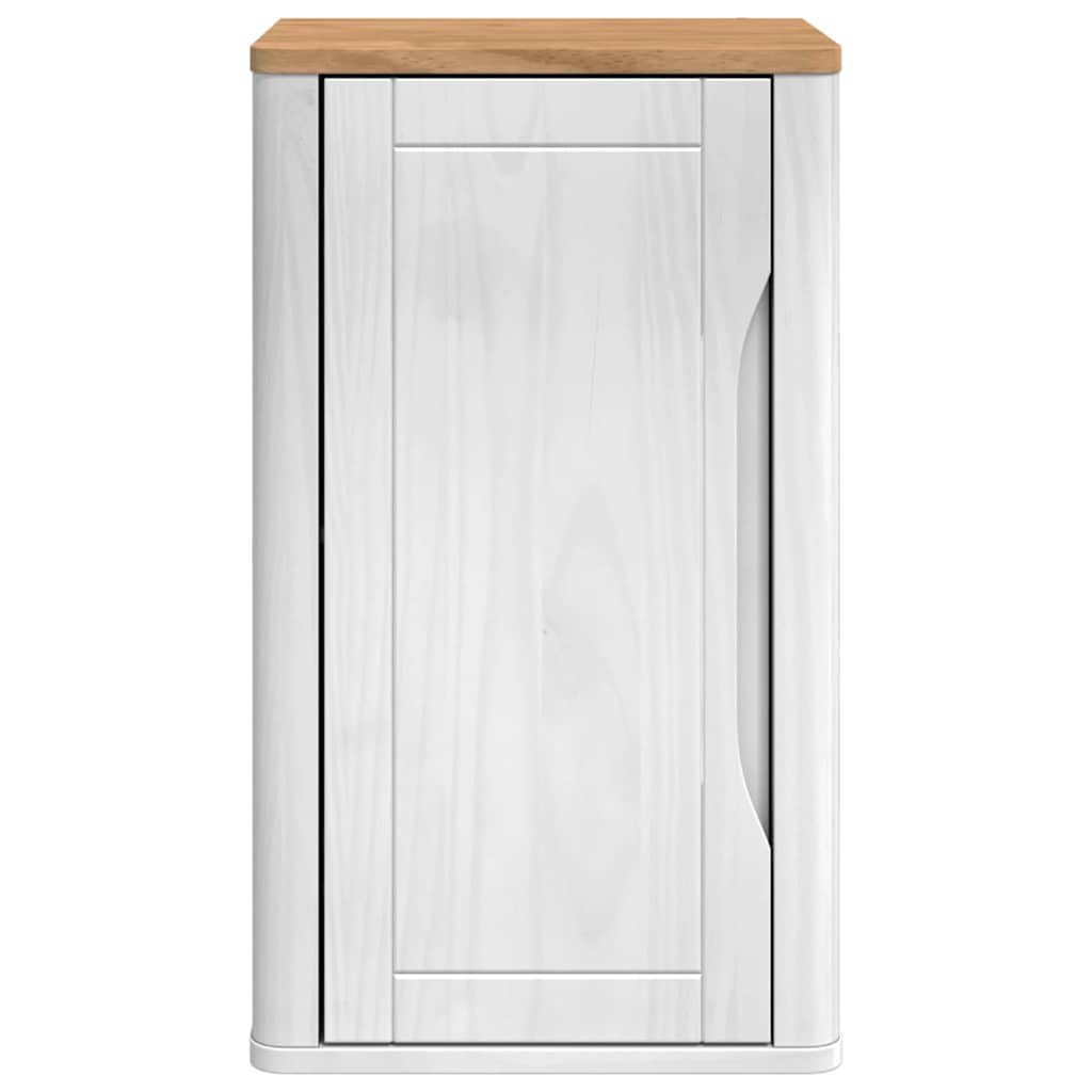 Armadio da bagno a muro con porta FLORO Bianco 35 x 30 x 60 cm | homemem39