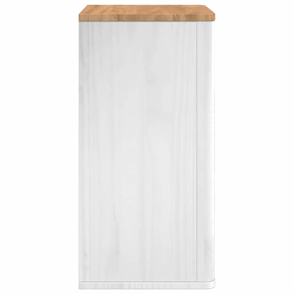 Armadio da bagno a muro con porta FLORO Bianco 35 x 30 x 60 cm | homemem39