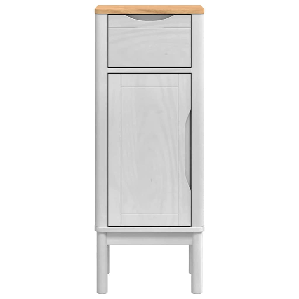 Mobile da Bagno con cassetto FLORO Bianco 35 x 30 x 90 cm | homemem39