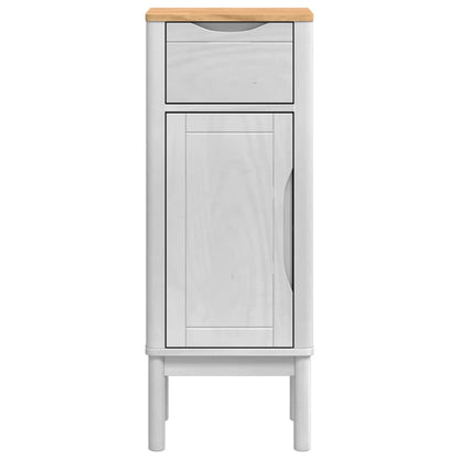 Mobile da Bagno con cassetto FLORO Bianco 35 x 30 x 90 cm | homemem39