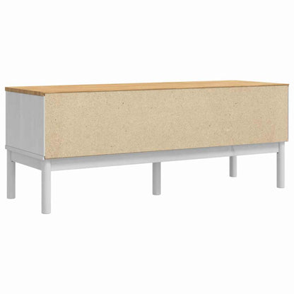 Panchina per corridoio FLORO Bianco 115 x 40 x 45 cm | homemem39
