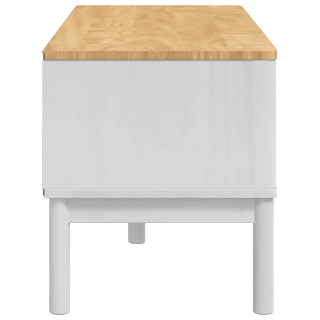 Panchina per corridoio FLORO Bianco 115 x 40 x 45 cm | homemem39