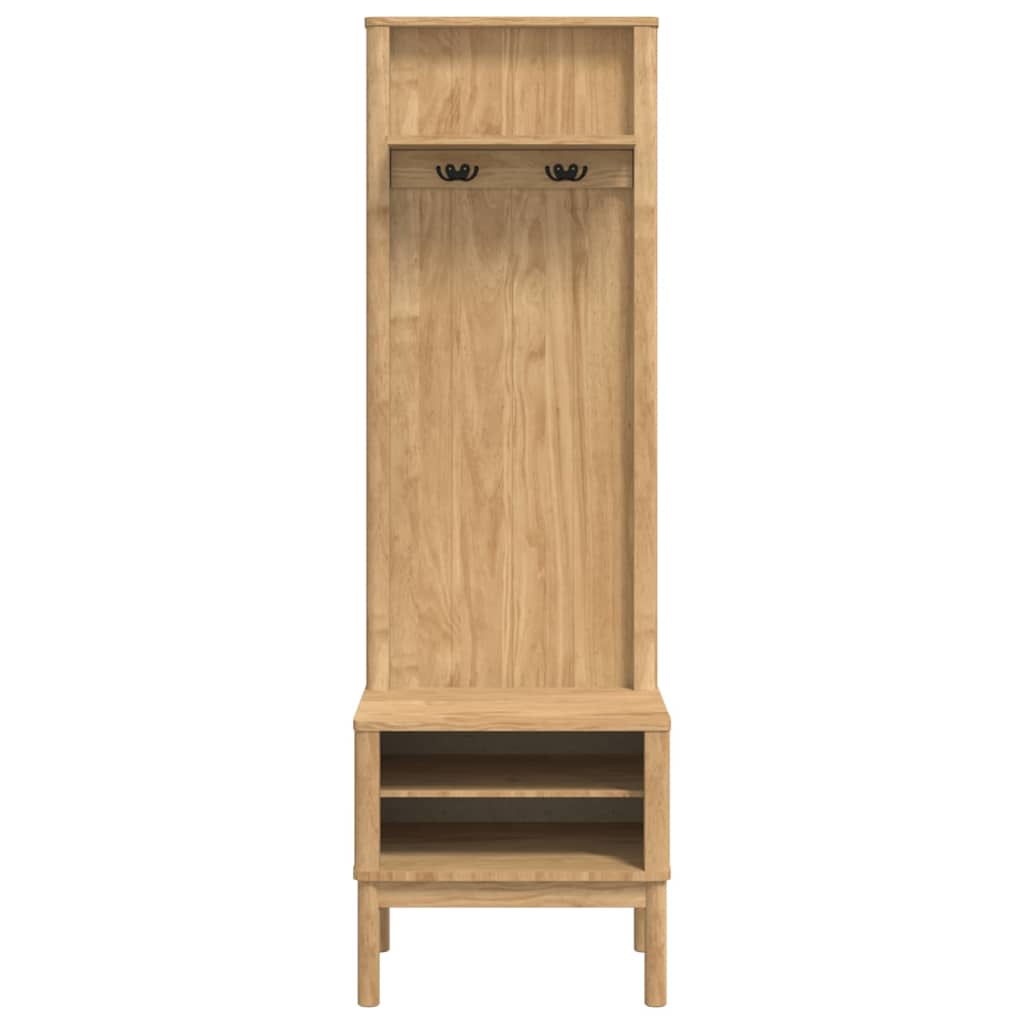 Armadio per corridoio FLORO Marrone cerato 50 x 40 x 158 cm | homemem39
