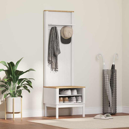 Armadio per corridoio FLORO Bianco 50 x 40 x 158 cm | homemem39