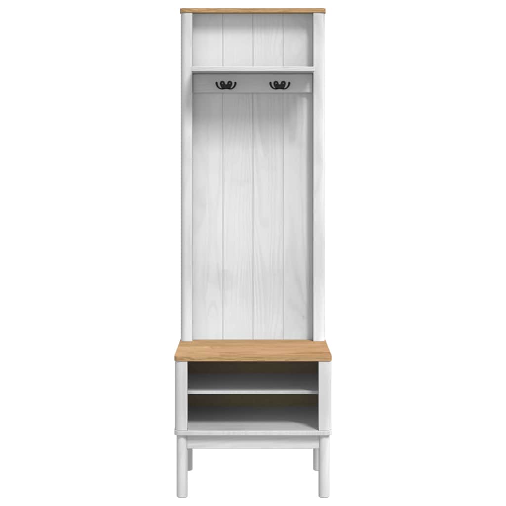 Armadio per corridoio FLORO Bianco 50 x 40 x 158 cm | homemem39