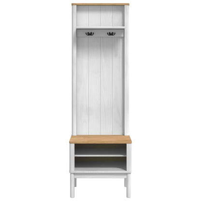 Armadio per corridoio FLORO Bianco 50 x 40 x 158 cm | homemem39