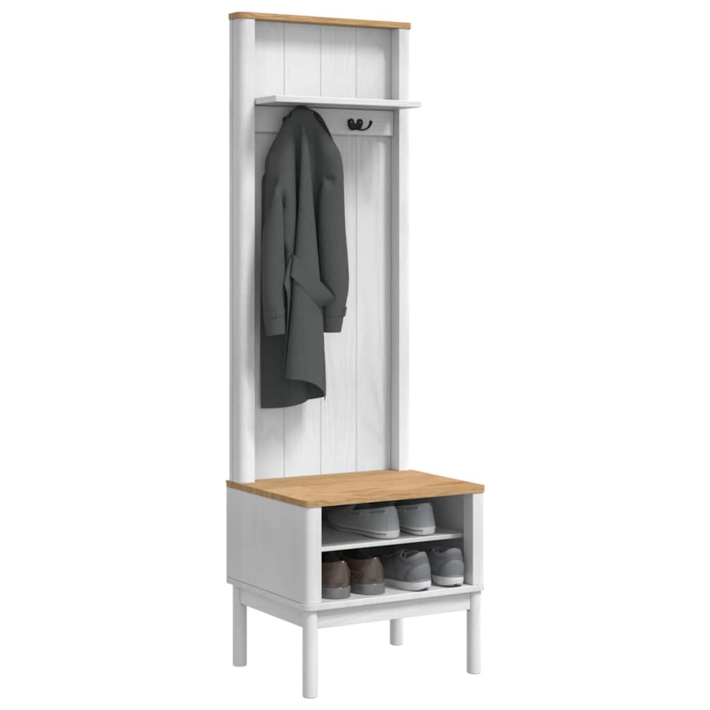 Armadio per corridoio FLORO Bianco 50 x 40 x 158 cm | homemem39