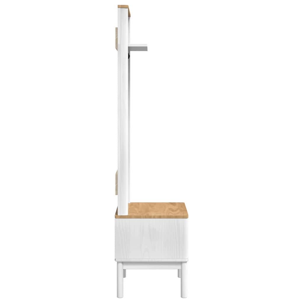 Armadio per corridoio FLORO Bianco 50 x 40 x 158 cm | homemem39