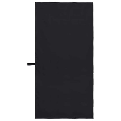 Asciugamani Sportivi 2 pcs Nero 100 x 50 cm