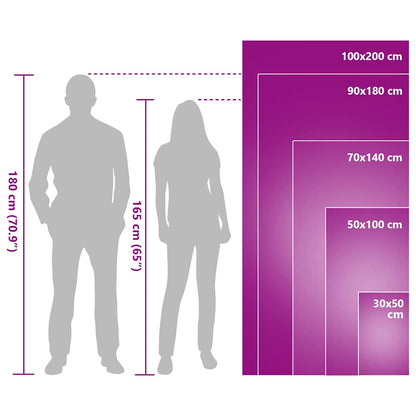 Asciugamani Sportivi 2 pcs Grigio 140 x 70 cm