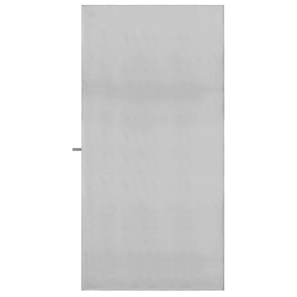Asciugamani Sportivi 2 pcs Grigio 180 x 90 cm