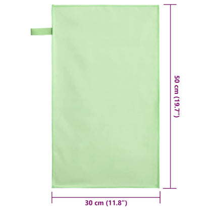 Asciugamani Sportivi 2 pcs Verde 50 x 30 cm
