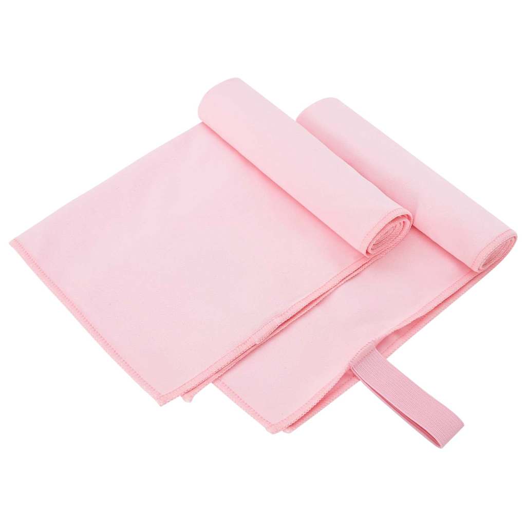 Asciugamani Sportivi 2 pcs Rosa 50 x 30 cm