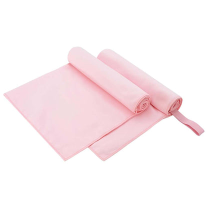 Asciugamani Sportivi 2 pcs Rosa 100 x 50 cm