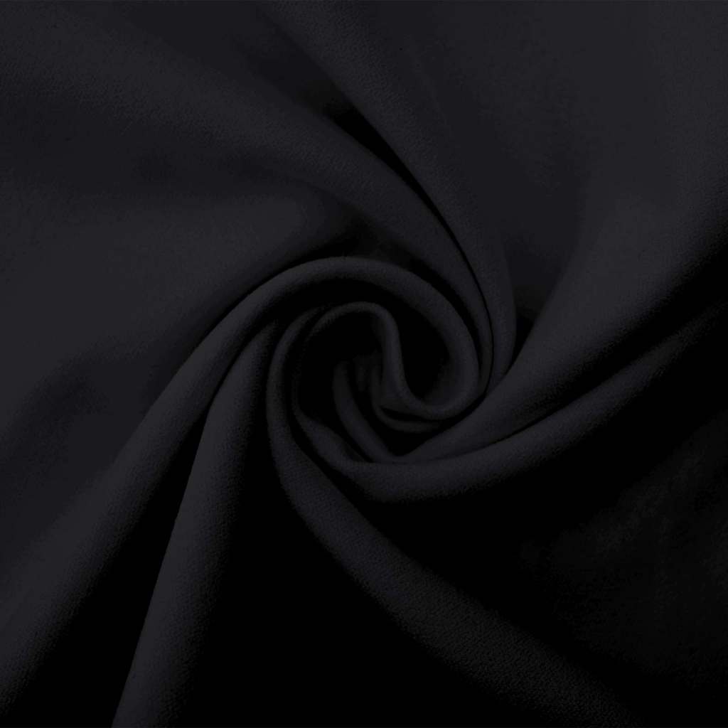 Set di Asciugamani Sportivi 3 pcs Nero Poliestere e poliammide