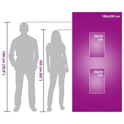 Set di Asciugamani Sportivi 3 pcs Grigio