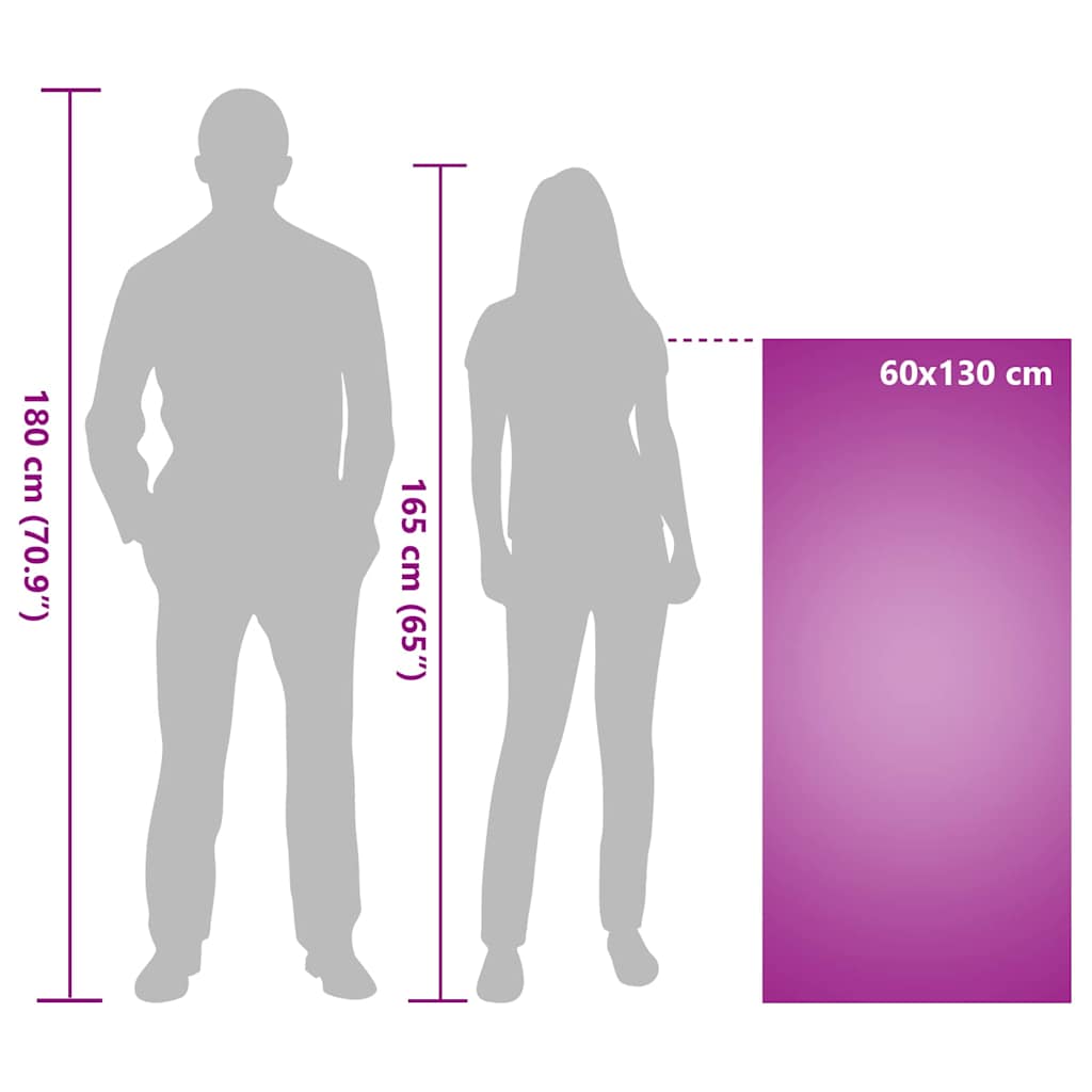 Asciugamani per Sedia Outdoor 2 pcs Grigio 130 x 60 cm