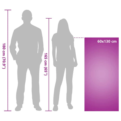 Asciugamani per Sedia Outdoor 2 pz Viola 130 x 60 cm