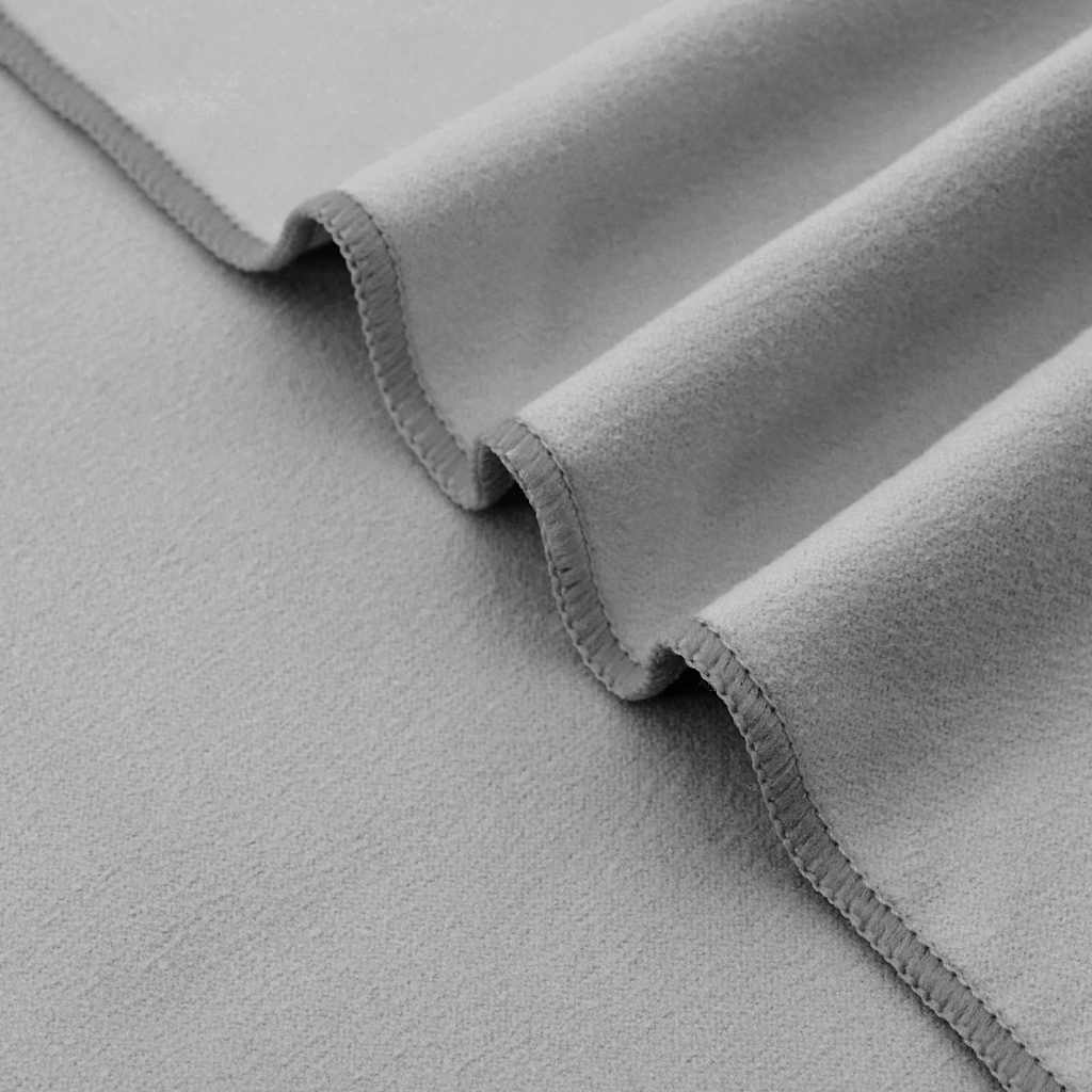 Asciugamani per lettino 2 pcs Grigio scuro 210 x 75 cm