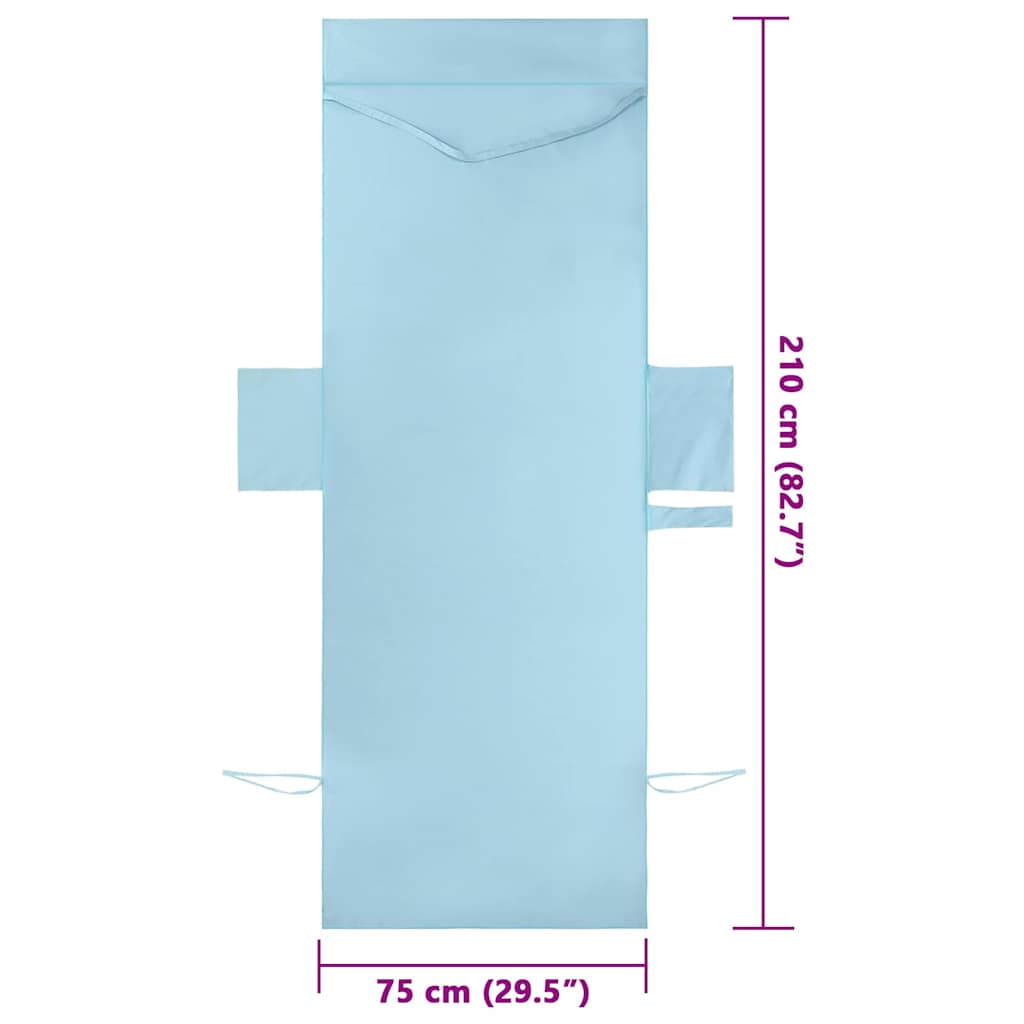 Asciugamani per lettino 2 pcs Blu 210 x 75 cm | homemem39