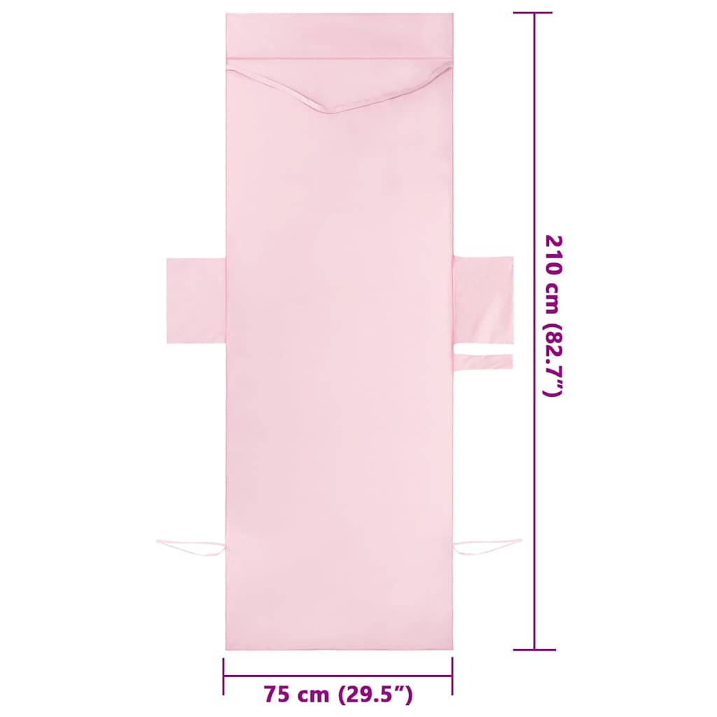 Asciugamani per lettino 2 pcs Rosa 210 x 75 cm