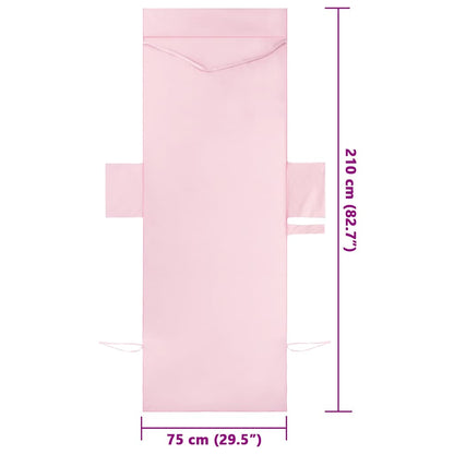 Asciugamani per lettino 2 pcs Rosa 210 x 75 cm