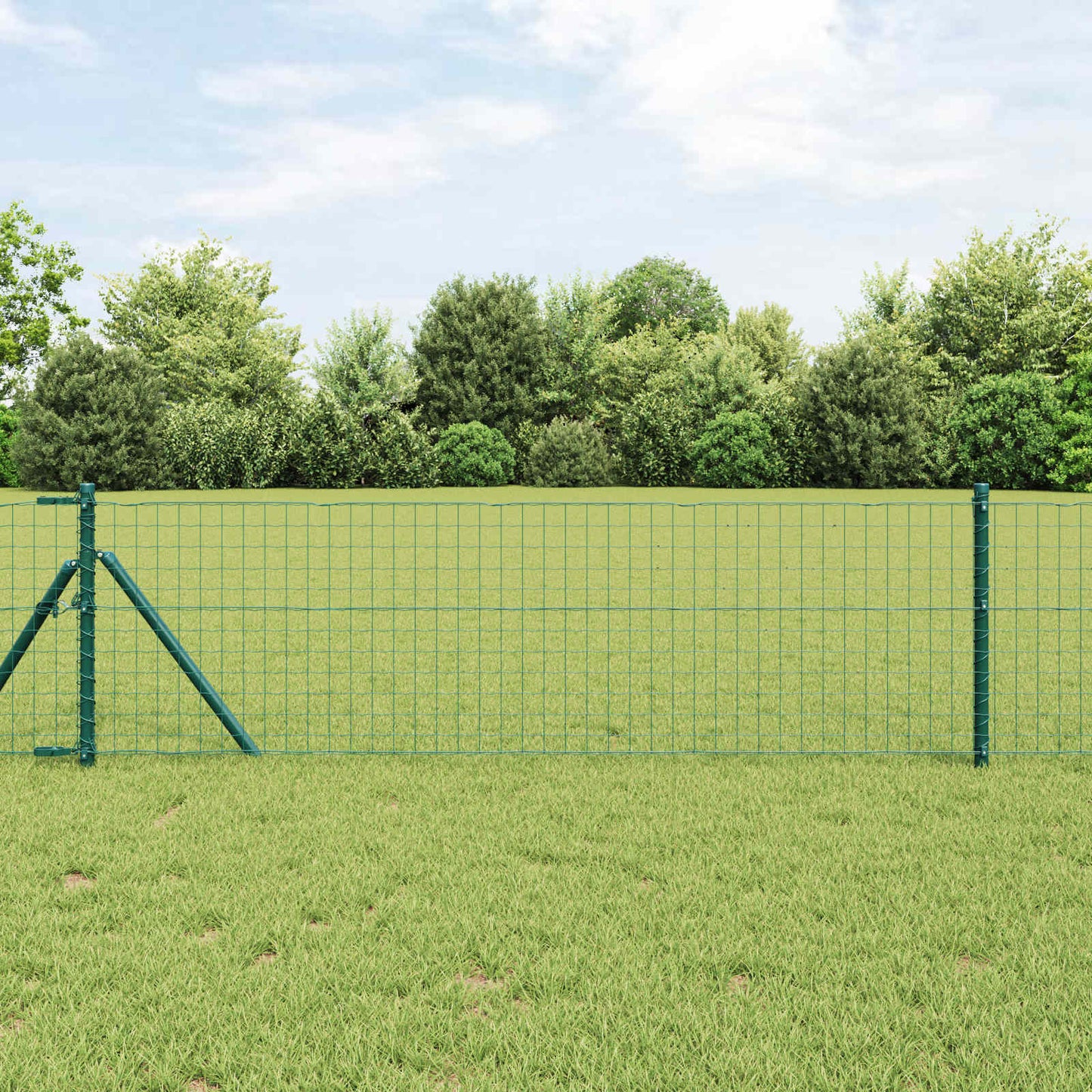 Palo della recinzione 12 pcs Verde 60 cm | homemem39