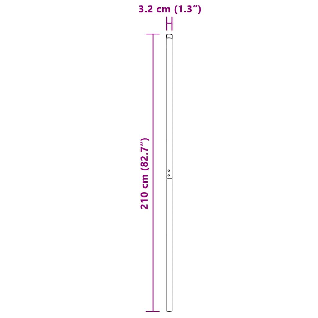 Palo della recinzione 12 pcs Verde Acciaio Verniciato a Polvere | homemem39