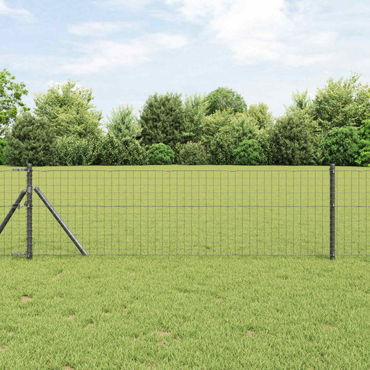 Palo della recinzione 12 pcs Grigio 100 cm | homemem39