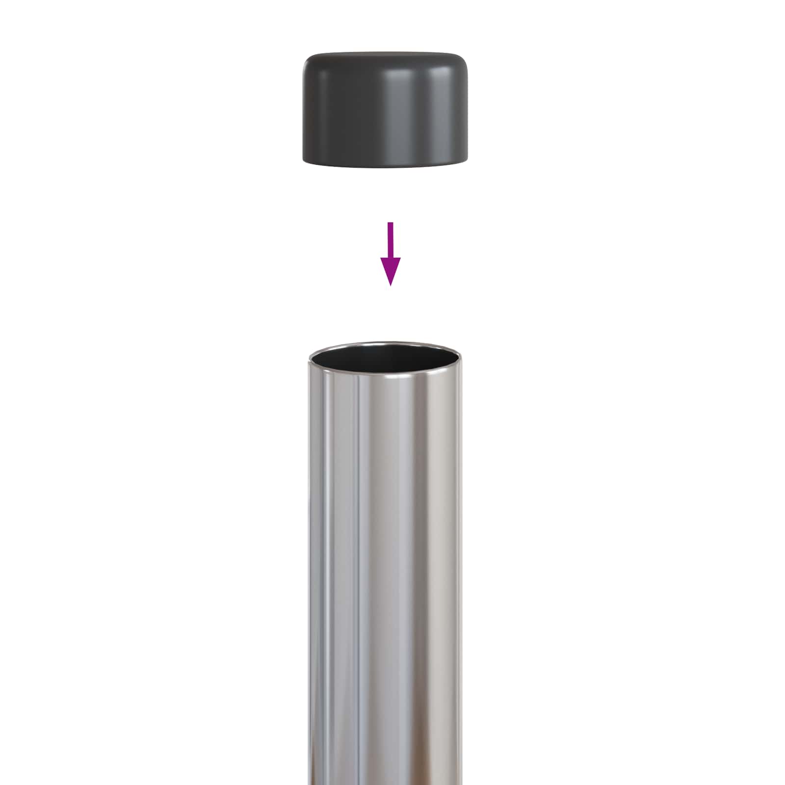 Palo della recinzione 12 pcs Argento 70 cm | homemem39