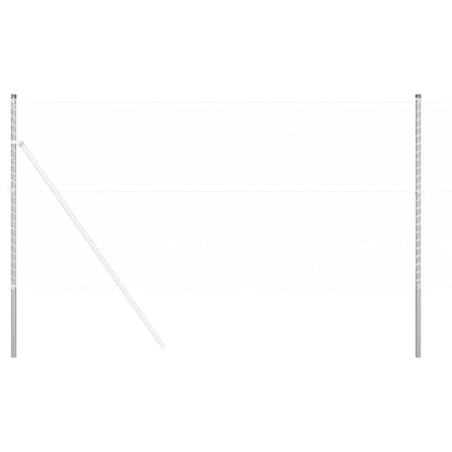 Palo della recinzione 12 pcs Argento | homemem39