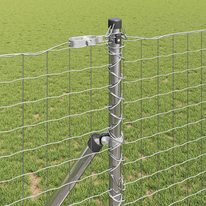 Palo della recinzione 12 pcs Argento | homemem39