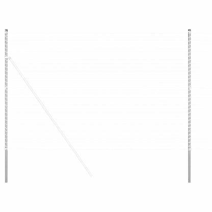 Palo della recinzione 12 pcs Argento | homemem39