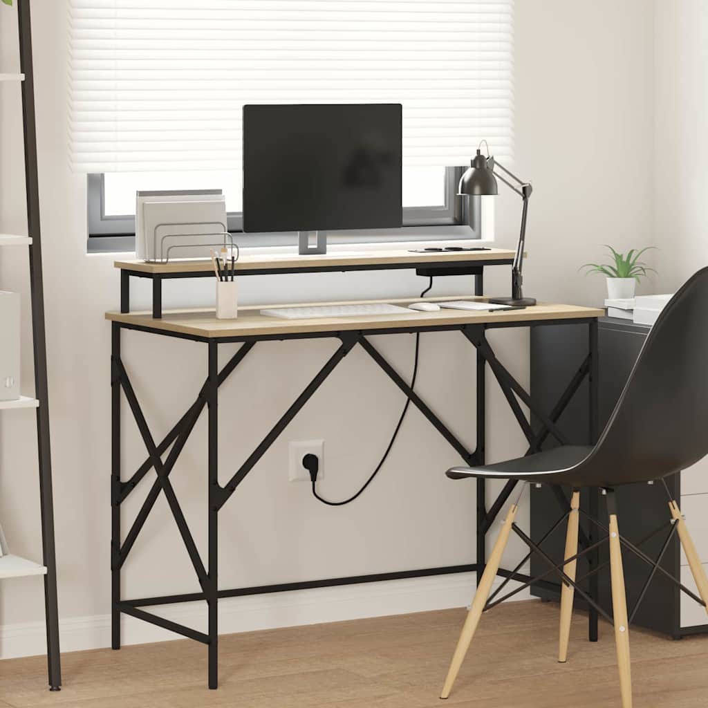 Scrivania Rovere Sonoma 100 x 50 x 86,5 cm Legno multistrato | homemem39