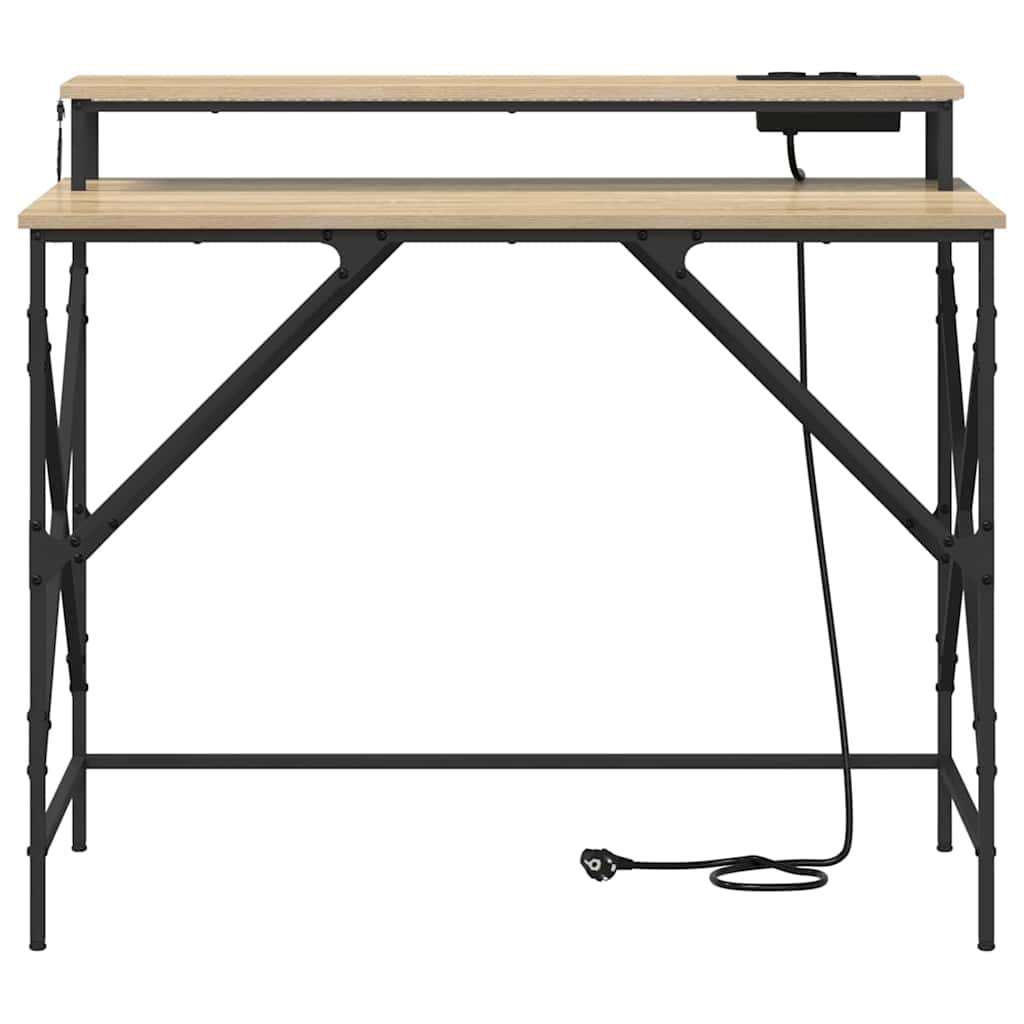 Scrivania Rovere Sonoma 100 x 50 x 86,5 cm Legno multistrato | homemem39