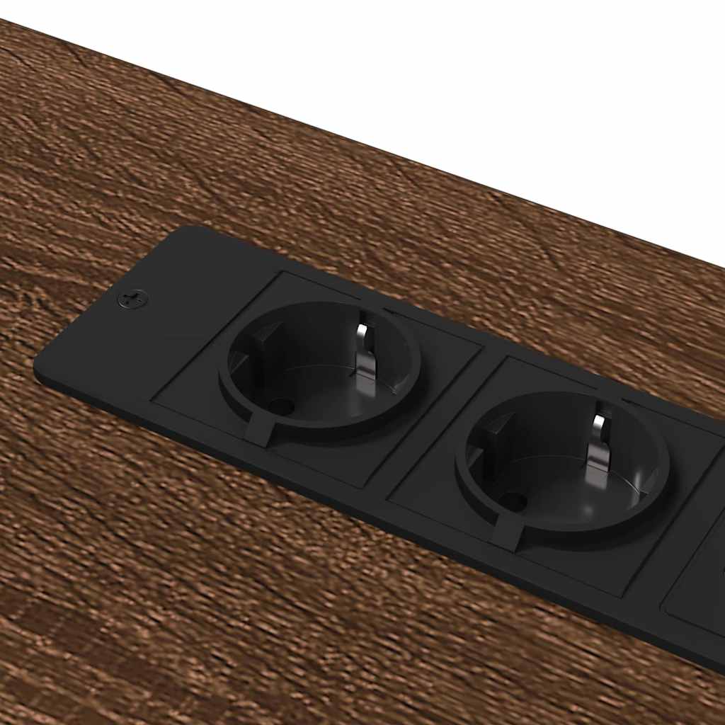 Scrivania Rovere Marrone 100 x 50 x 86,5 cm Legno multistrato | homemem39